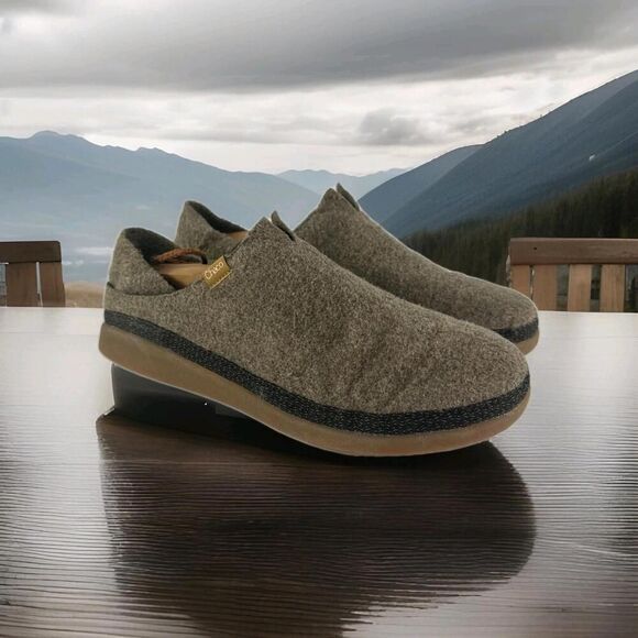Chaco Revel Felt Slippers US 11 Women's Brown Slip-On Shoes - Picture 1 of 13